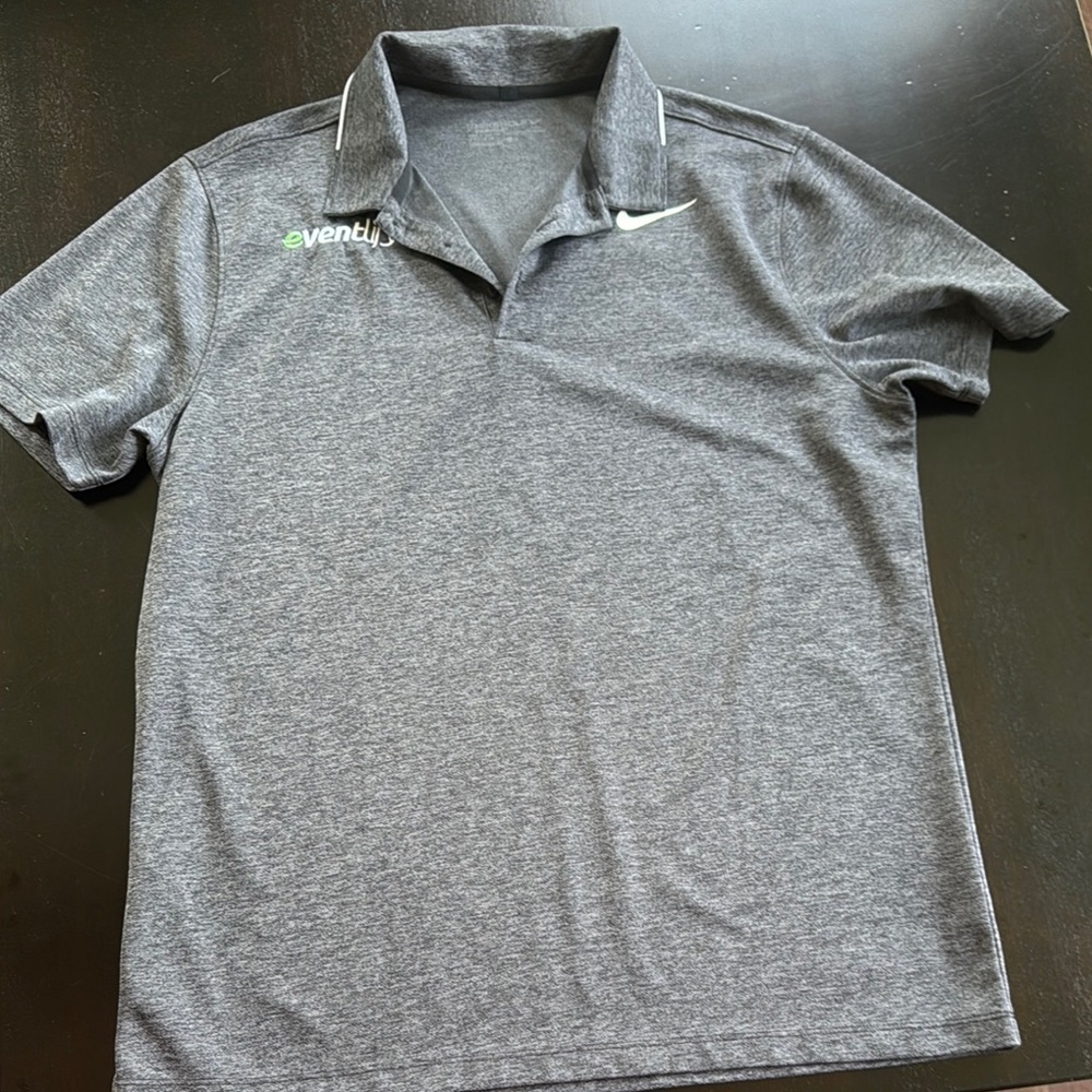 Nike Gray Polo Shirt Casual Comfort
